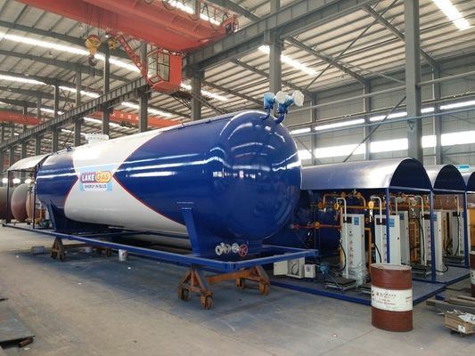 20tons 20mt 40,000liters Propane LPG Gas Station Tank With Cylinder Filling Machine