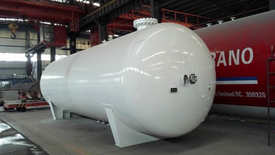 Horizontal LPG Bullet Storage Tank / LPG Truck Tanker For Bottling Plants