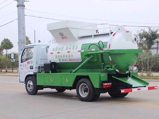Kitchen Restaurant Waste Removal Trucks Hydraulic Self Loading & Discharging