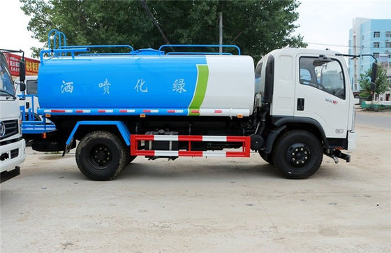 4X2 Water Tanker Truck 170HP 2900 Gallon Water Truck Tanks Q235 Carbon Steel
