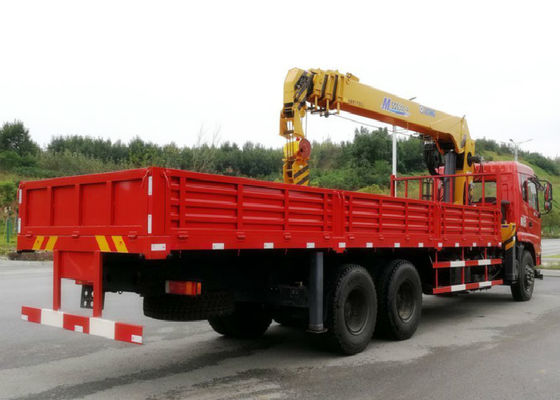 Dongfeng 10Ton Hoisting Truck Mounted with Hydraulic XCMG Straight 4-Arm Telescopic Boom Crane