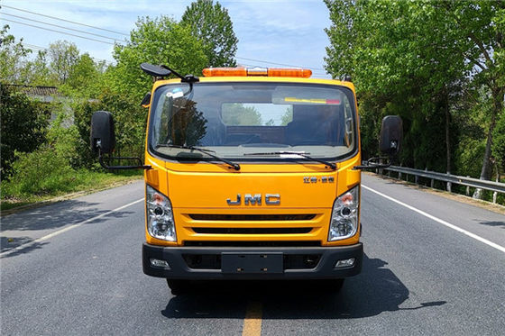 JAC 152HP 4 Ton Road Wrecker Tow Truck Recovery Flatebed Truck Euro 5 Emission Standard