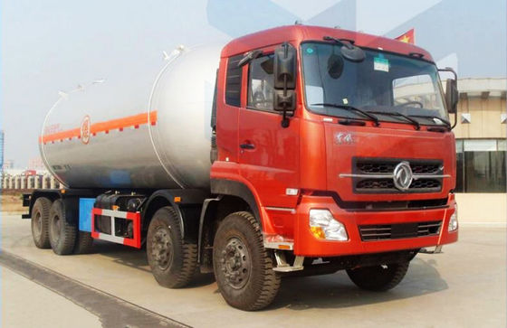 8x4 LPG Tank Dispenser Truck With Filling Flow Meter , Lpg Bobtail Dispenser Truck