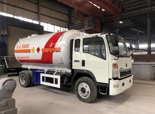 HOWO 5 Ton LPG Gas Tanker Truck Mobile Cylinder Filling Tanker Dispenser