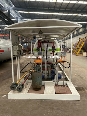 20cbm 20000 Liters Large LPG Storage Tanks High Strength With Dispenser Equipment