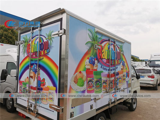1000kg 90 Km/H Refrigerator Van Truck Ice Cream Delivery