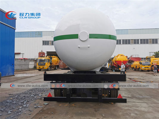 50cbm 20 Ton LPG Gas Tanker Truck With Rochester Level Gauge