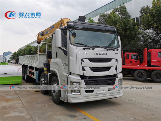 Isuzu Giga 16t Xcmg Straight Boom Crane With 8 Meter Cargo Box