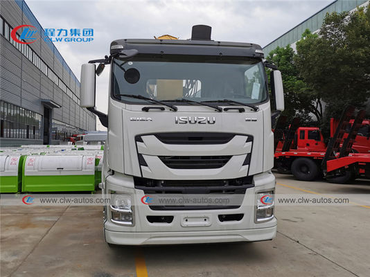 Isuzu Giga 16t Xcmg Straight Boom Crane With 8 Meter Cargo Box