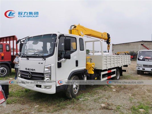 5 Meters Cargo Box Kama 5T Telescopic Crane Truck