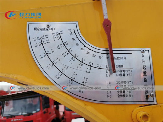 5 Meters Cargo Box Kama 5T Telescopic Crane Truck