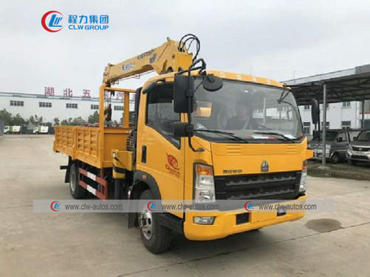 Q235 Carbon Steel CLW Howo Truck Mounted Telescopic Crane