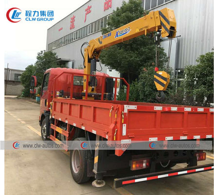 Q235 Carbon Steel CLW Howo Truck Mounted Telescopic Crane