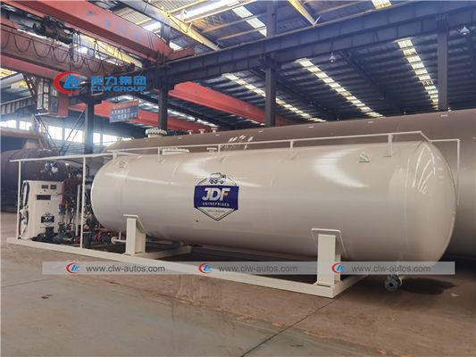 10 Tons 20000 Liters LPG Skid Station With Filling Scale