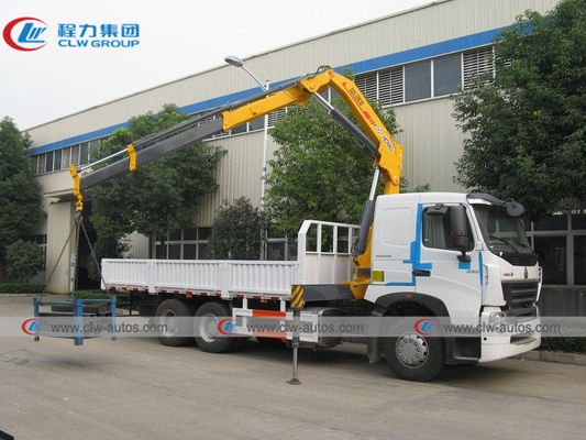 Sinotruk HOWO 6*4 Truck Mounted 6.3T Knuckle Boom Crane