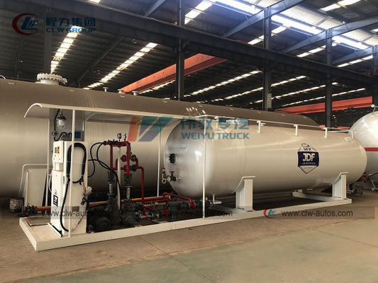 10T 20000L LPG Gas Storage Tank With Dispenser Machine