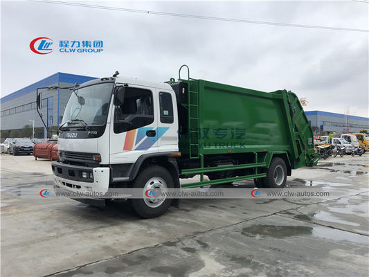 205HP ISUZU FTR 10T 12T Rubbish Compactor Truck