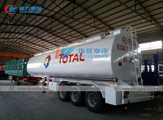 Total Standard 3 Axle 42CBM Oil Truck Trailer