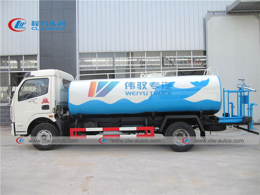 Anti Rust 4X2 Dongfeng 7CBM 8CBM Water Tank Truck