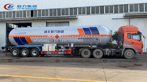 3 Axle 30mt 60m3 Liquid Propane Transport Trailer