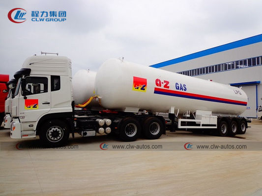 Tri Axle 29T 58000L Liquid Propane Delivery Truck
