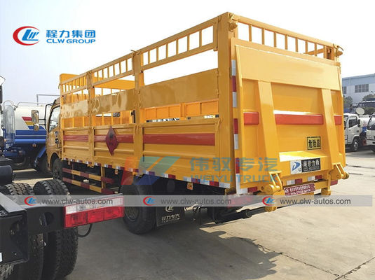5 Ton Dongfeng LPG Gas Cylinder Delivery Truck With 1 Ton Lifting Platform