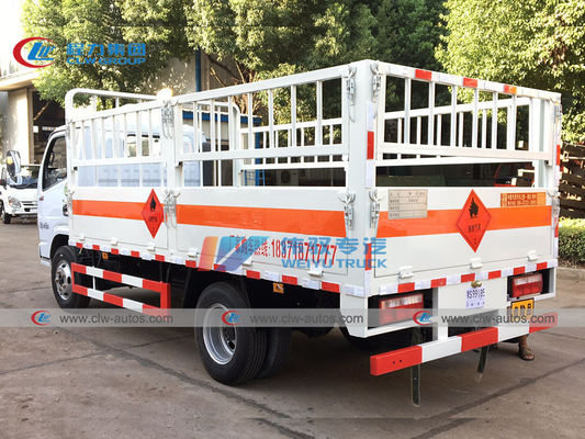 5 Ton Dongfeng LPG Gas Cylinder Delivery Truck With 1 Ton Lifting Platform