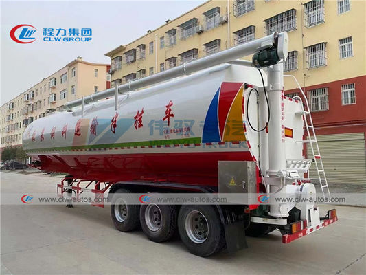 65m3 Electrical Hydraulic Driving Bulk Feed Trailer