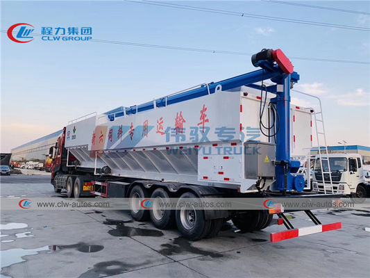 380V Electric Discharge System 20 Ton 25 Ton 30 Ton Bulk Feed Trailer