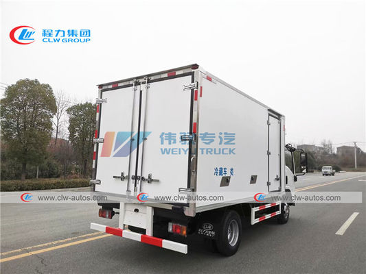 ISUZU KV100 Refrigerated Transport Trucks 3T 4T 5T For Frozen Fish