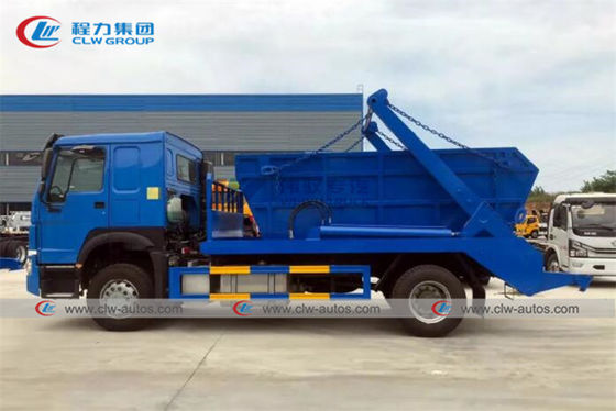RHD Howo 8M3 10M3 Skip Loader Container Garbage Truck