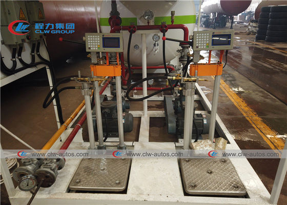 5300 gallon 20000L 10MT LPG mobile filling station 10tons LPG skid station for African market