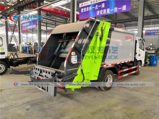 LHD Dongfeng 120HP 5t Compressed Garbage Truck