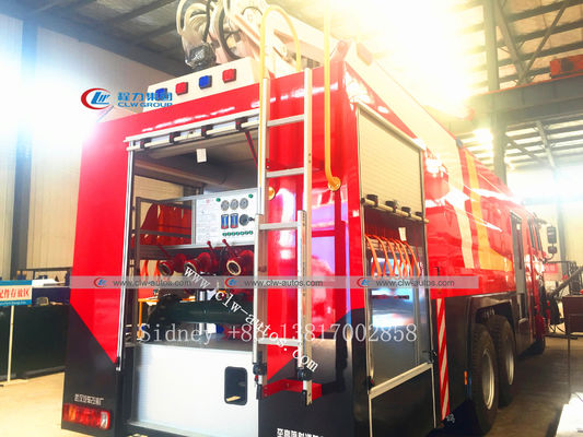 Sinotruk Howo 6X4 Fire Brigade Truck For Oil And Gas Depot