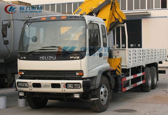 Japanese Isuzu LHD 6X4 Truck Mounted 10T Knuckle Boom Crane