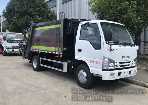 4 Ton Japan ISUZU 4X2 600P Compressed Garbage Truck