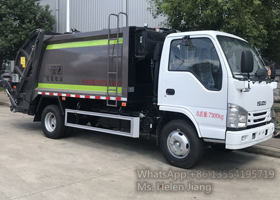 4 Ton Japan ISUZU 4X2 600P Compressed Garbage Truck