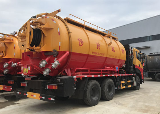 Dongfeng Tianlong 6X4 16cbm Vacuum Sewer Jetting Truck