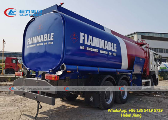 Sinotruk Howo 6X4 371HP 20M3 Fuel Delivery Tank Truck With 5 Compartments