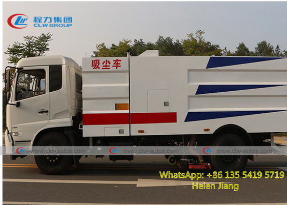 Dongfeng 4x2 10CBM Vacuum Road Sweeper Truck For Street Cleaning