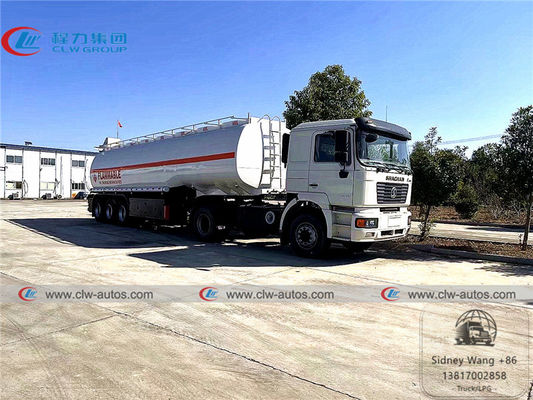 Tri Axle 46000 Liters 35T 40T Diesel Delivery Truck Semi Trailer
