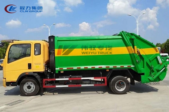 Factory Price Howo 5m3 Rear Loader Garbage Truck Compression Garbage Truck Trash Collection Truck