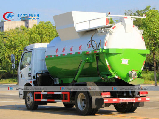 6cbm 6000liters 3ton Side Loader bucket lifting Truck kitchen trush transport truck